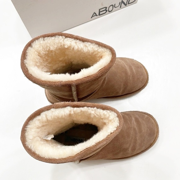 Abound chestnut shearling lined boots - Picture 7 of 11